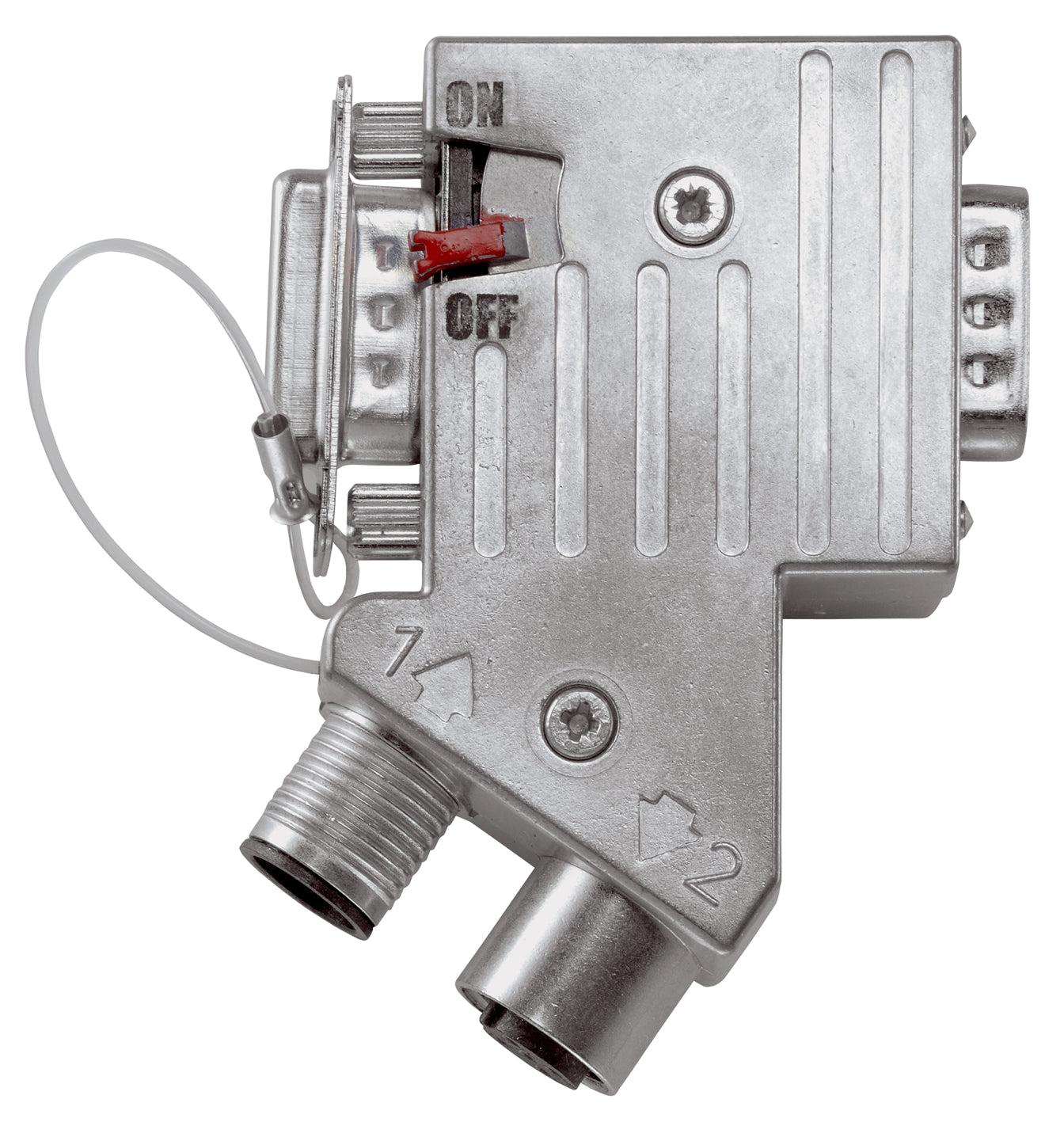 ED-PB-35-PG-M12-PRO - Conector PROFIBUS cu carcasa complet metalica, cu conectori M12 cu conexiune tip arc