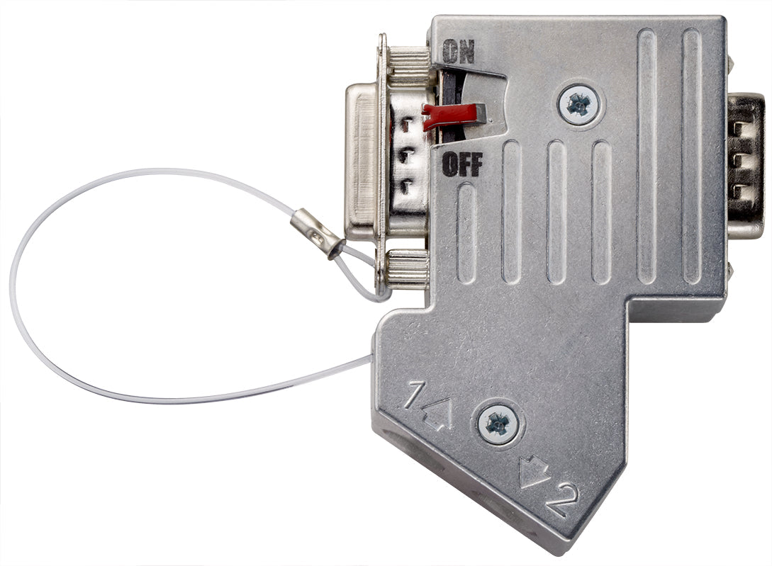 ED-PB-35-PG-ST-PRO - Conector PROFIBUS cu carcasa complet metalica, cu conectori M12 cu conexiune tip arc