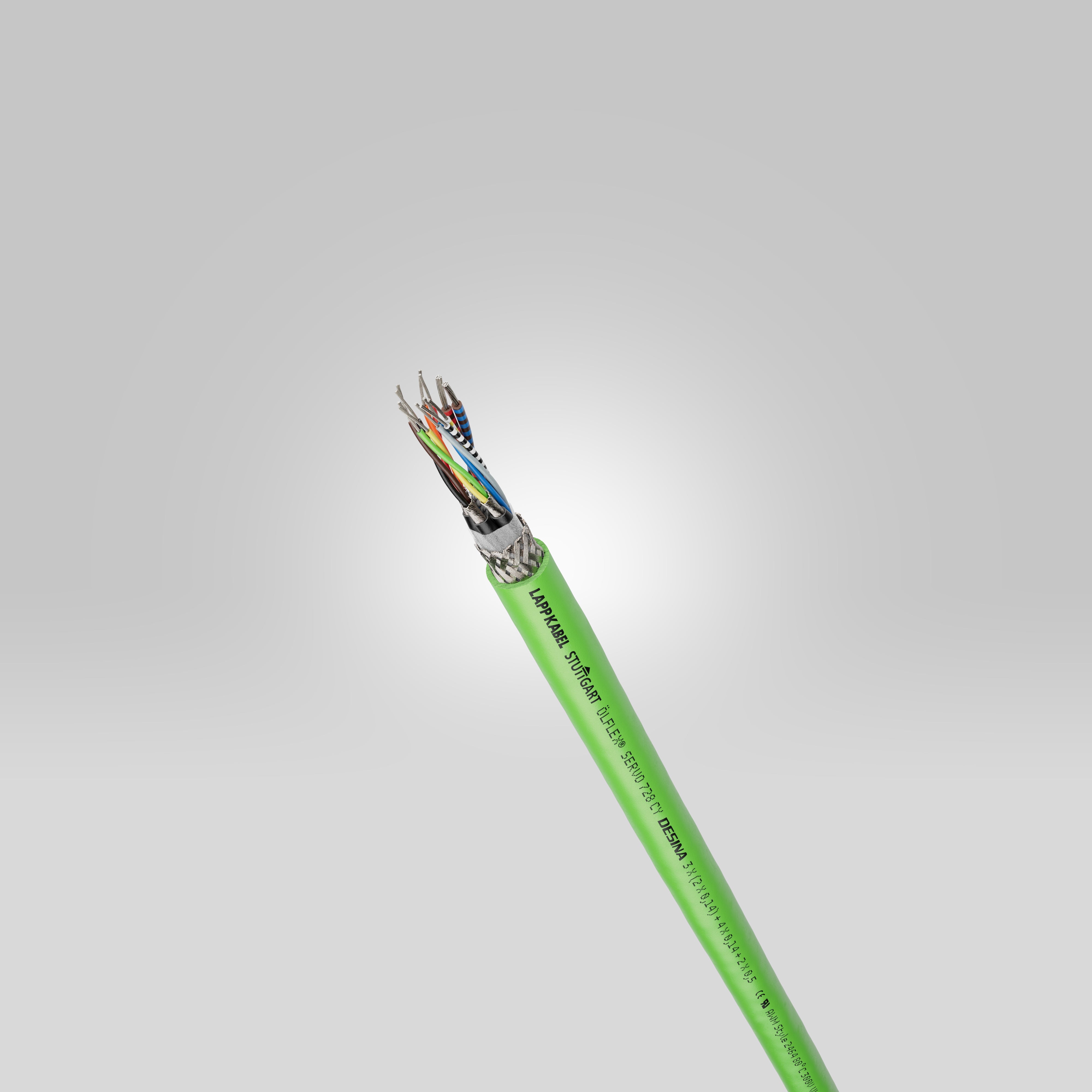 ÖLFLEX SERVO 728 CY (6x2x0,25) - Cablu ecranat pentru encoder, cu izola?ie exterioara de PVC pentru instala?ii fixe - omologat