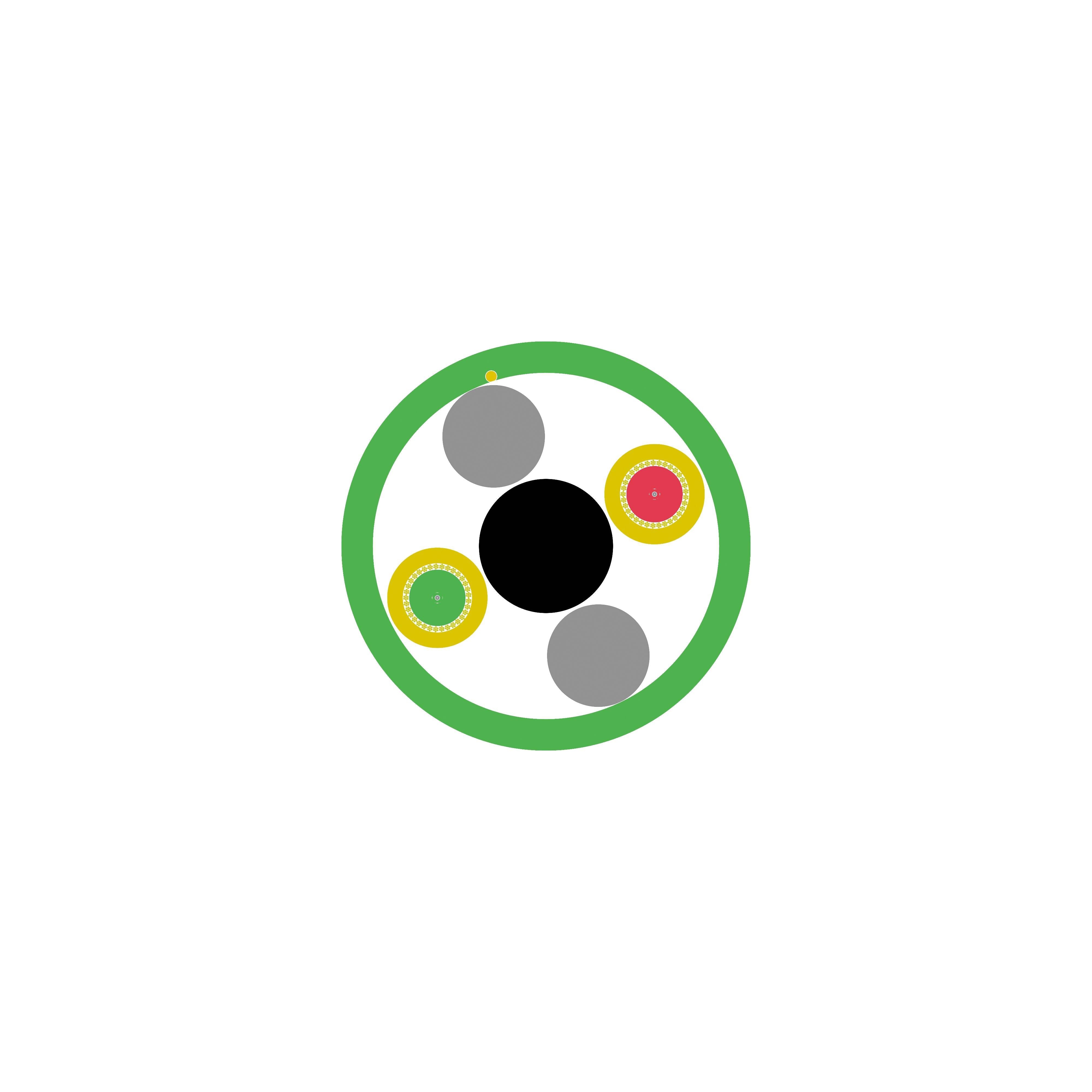 HITRONIC GOF DUPLEX PNB 2G 62,5/125 OM1 - Cablu de PROFINET tip B pentru interior; potrivit pentru asamblarea directa a conectorului