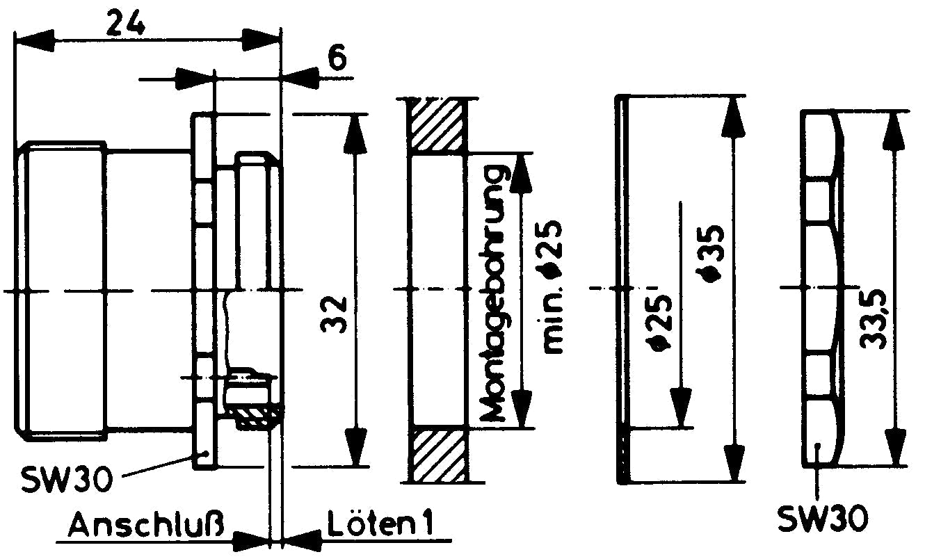 202060AA+40200121 KOMBINATION RUNDSTVB - Conectori circulari cu pini pentru cositorire 21-pini ?i 26- pini