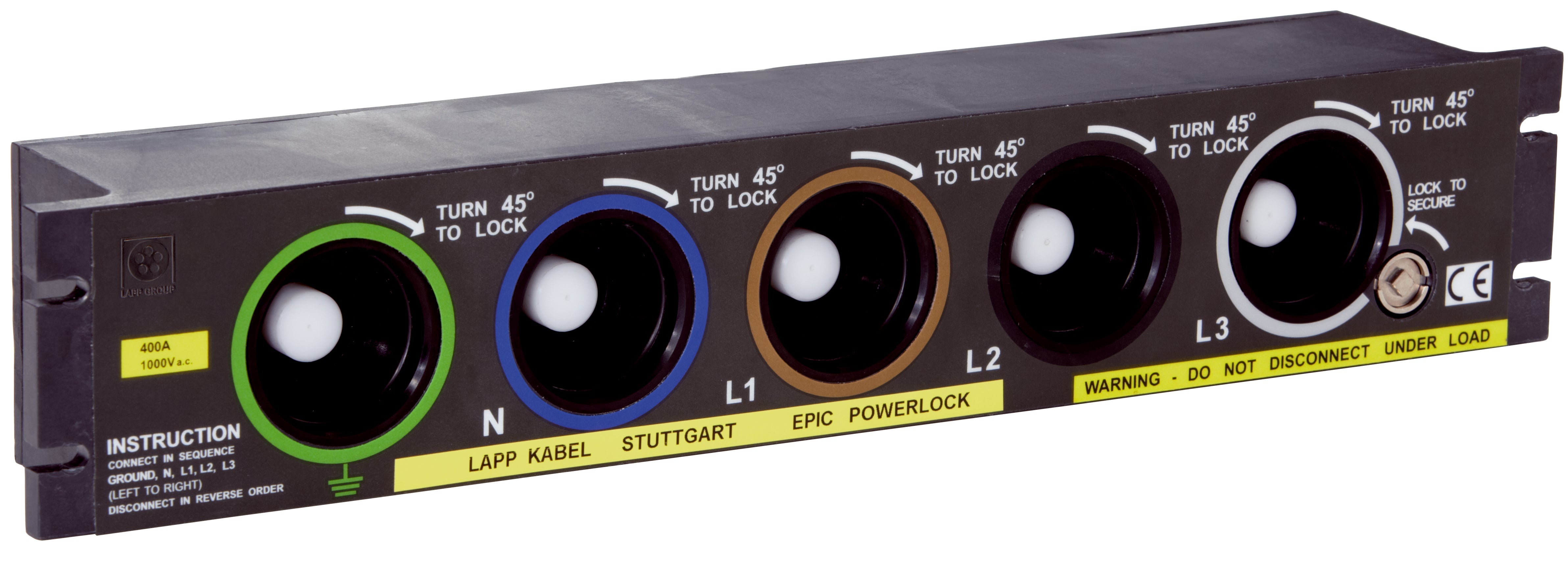 POWERLOCK BOX A6 C (1) - Conectori circulari pentru servomotoare ?i surse de alimentare