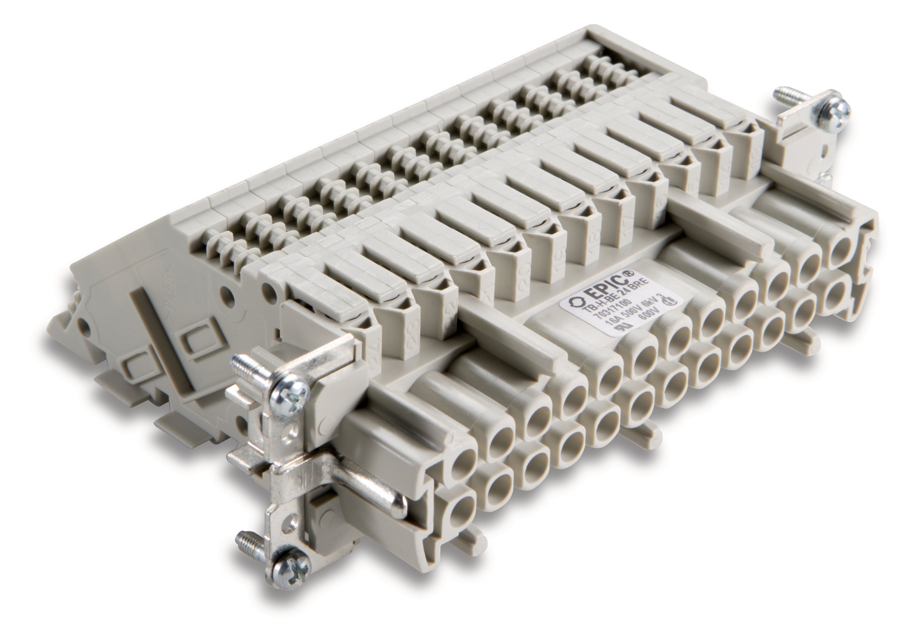 EPIC TB-H-BE 24 BRE - Potrivit pentru o cablare ordonata in dulapurile electrice.Asamblat într-o carcasa cu montare pe tablou