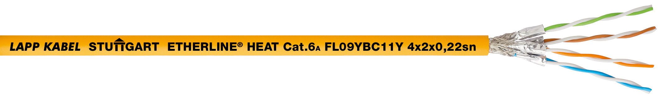 ETHERLINE Cat. 7 FL09YBC11Y 4x2x0,22sn