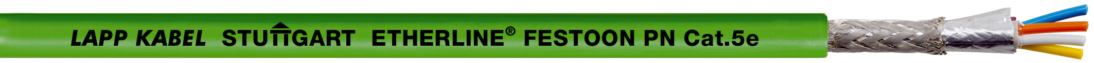 ETHERLINE FESTOON PN Cat.5e - Cablu Ethernet pentru categoria 5e, clasa D pentru aplica?ii Festoon - verificata pâna la 100 MHz
