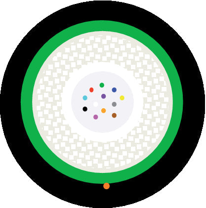 HITRONIC HQW3000 4G 62,5/125 OM1 - Cablu cu armatura din otel corugat, dubla izolatie, fara element metalic de întarire