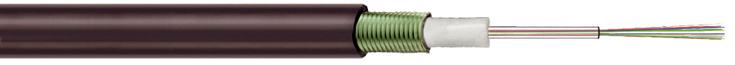 HITRONIC HQW3000 12G 50/125 OM4 - Cablu cu armatura din otel corugat, dubla izolatie, fara element metalic de întarire