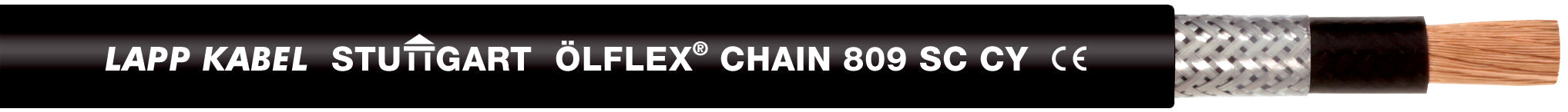 ÖLFLEX CHAIN 809 SC CY 1X150<p><font color="#AAAAAA">Conductor ecranat super flexibil, cu izolaţii de PVC, certificat pentru America de Nord</font></p>