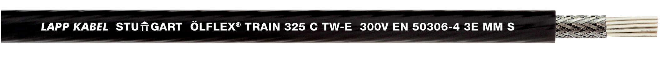 ÖLFLEX TRAIN 325 C TW-E 300V 3X2,5 - Cablu multiconductor ecranat conform cu EN 50306-4 3E tip MM S pentru cerin?e ridicate în aplica?ii feroviare