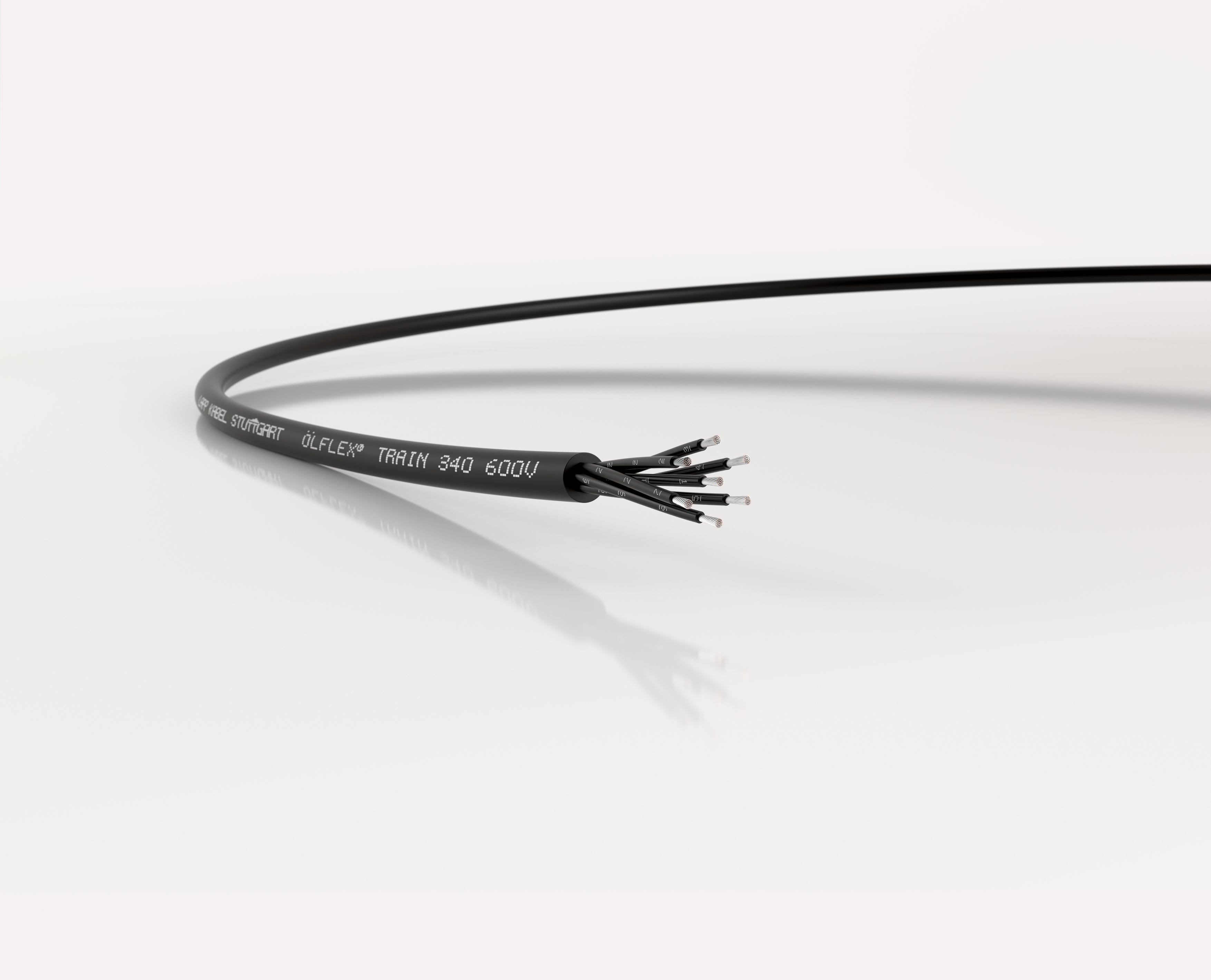 ÖLFLEX TRAIN 340 600V 4X2,5 - Cabluri multiconductor conforme cu EN 50264-3-2 tip MM pentru cerin?e ridicate în aplica?ii feroviare