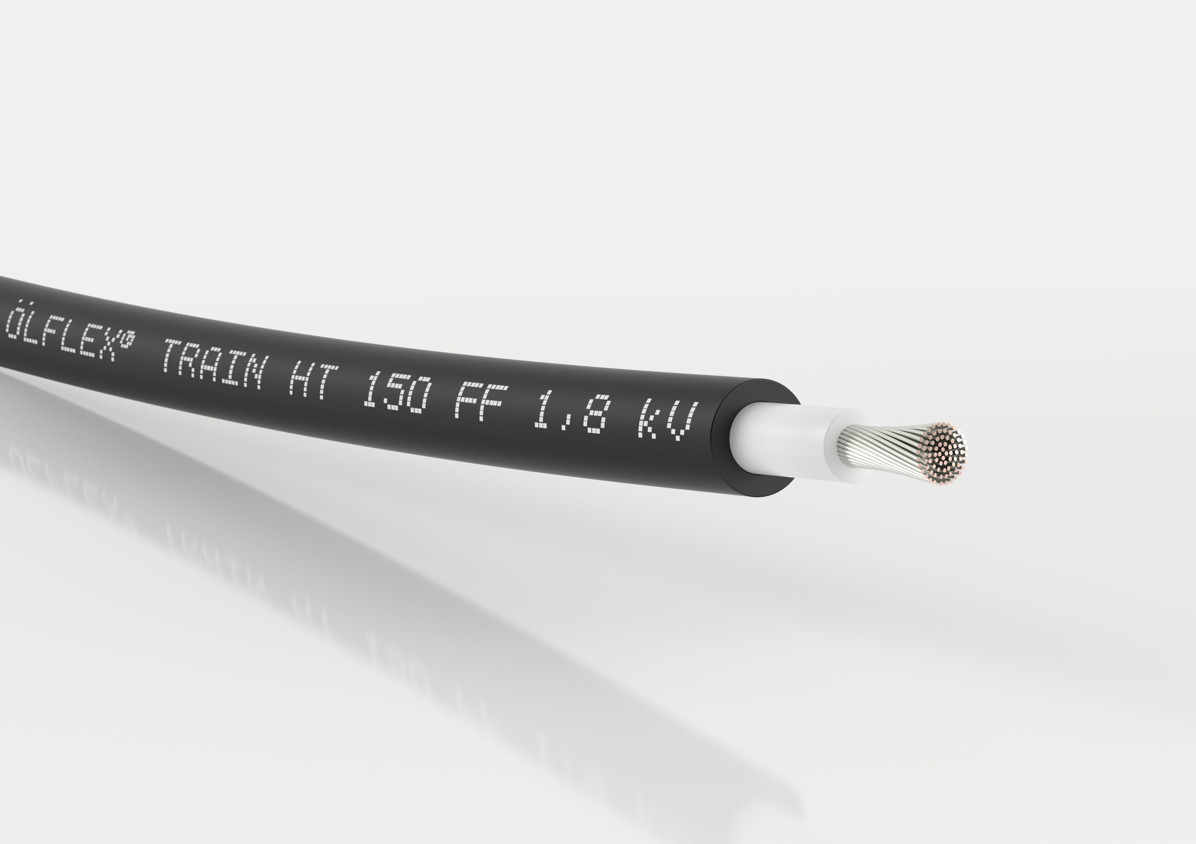 ÖLFLEX TRAIN HT 150 FF 1,8kV 1x6 - Conductor flexibil din lite cositorite conform EN 50382-2 tip FF pentru cerin?e ridicate în sectorul feroviar