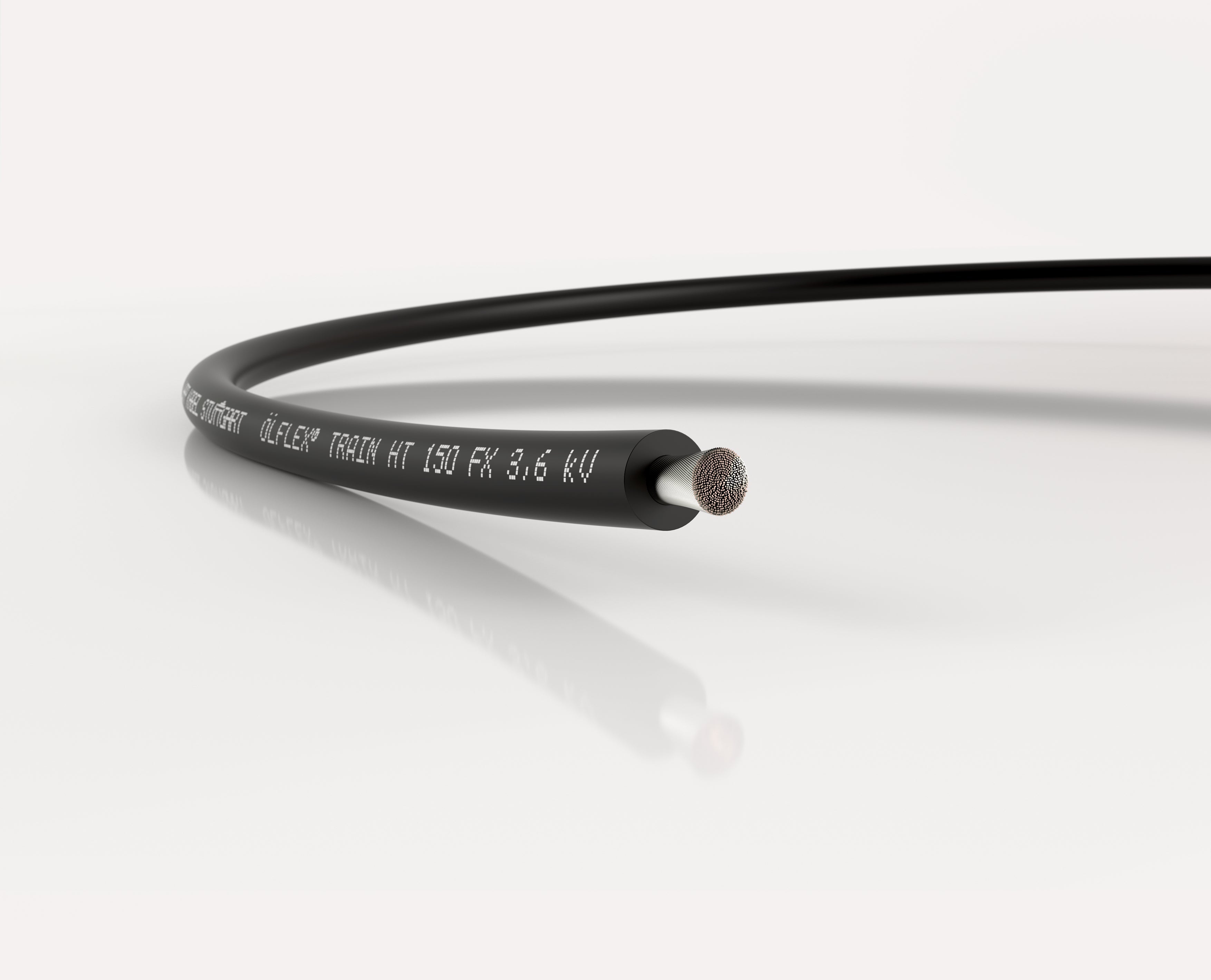 ÖLFLEX TRAIN HT 150 FX 3,6kV 1x50 - Conductor multifilar izolat conform EN 50382-2 tip FX pentru cerin?e ridicate în sectorul feroviar