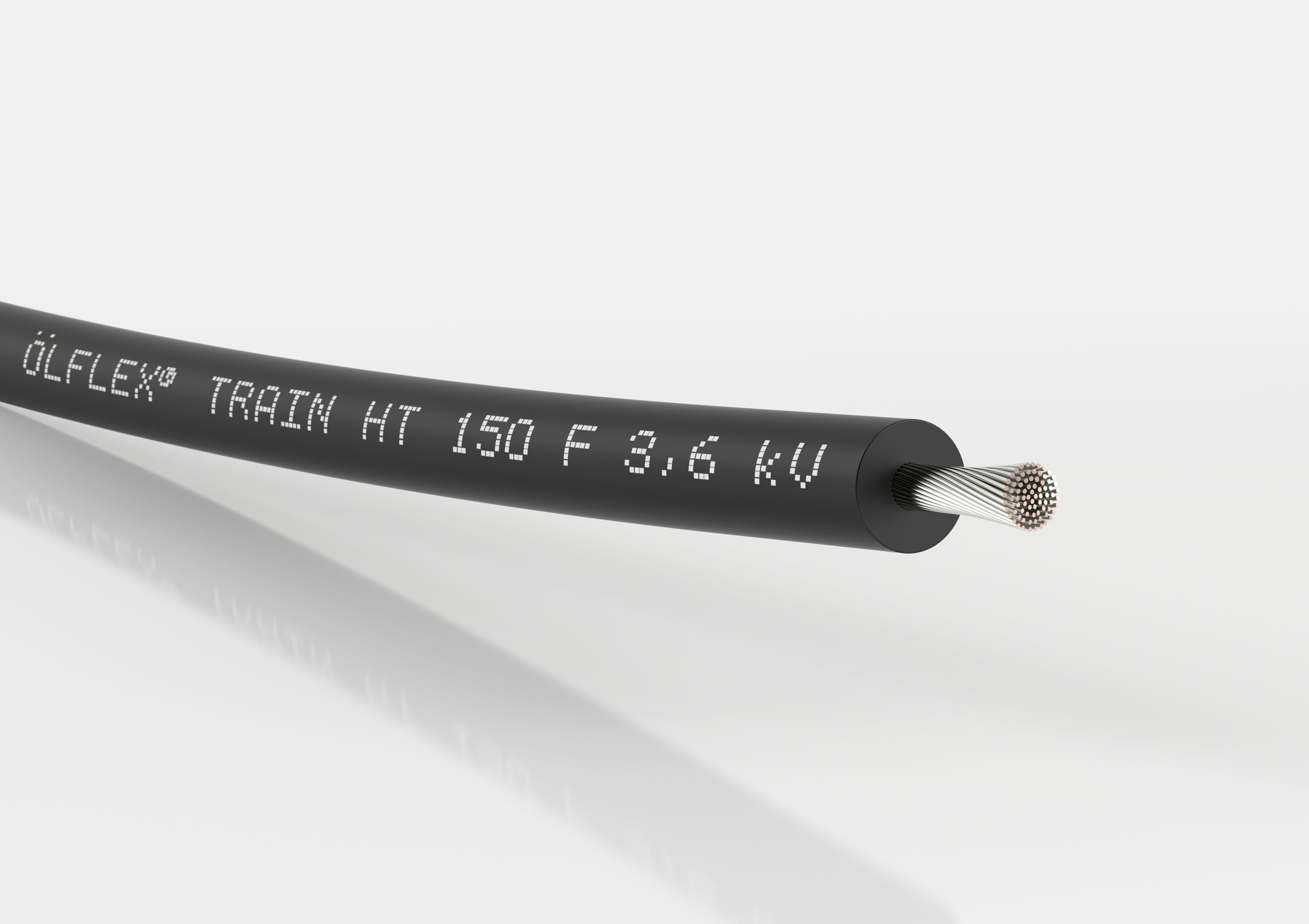 ÖLFLEX TRAIN HT 150 F 3,6kV 1x185 - Conductor multifilar izolat conform EN 50382-2 tip F pentru cerin?e ridicate în sectorul feroviar