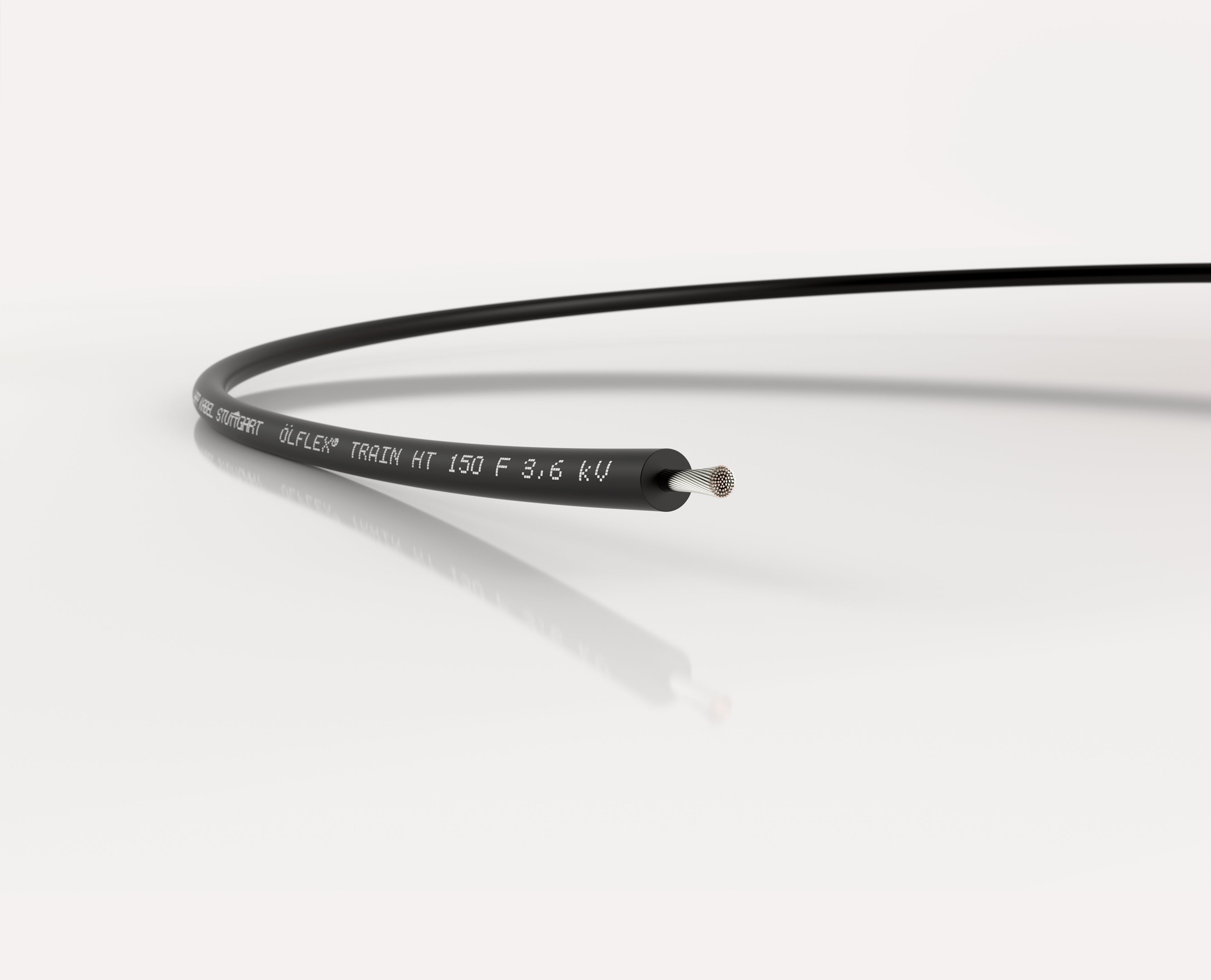 ÖLFLEX TRAIN HT 150 F 3,6kV 1x185 - Conductor multifilar izolat conform EN 50382-2 tip F pentru cerin?e ridicate în sectorul feroviar