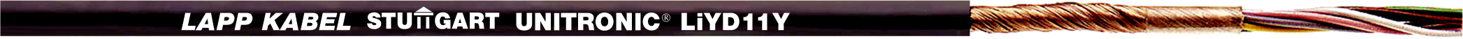 UNITRONIC LiYD11Y 7x0,25 - Cablu de date cu ecran de cupru bobinat elicoidal ?i manta exterioara din PUR