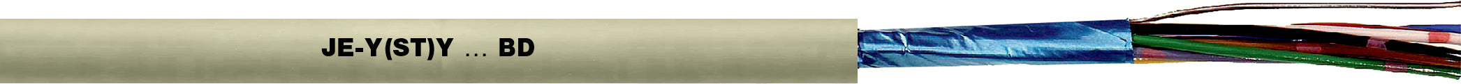 JE-Y(ST)Y...BD 20x2x0,8 - Cablu pentru circuite electronice industriale cu ecran electrostatic