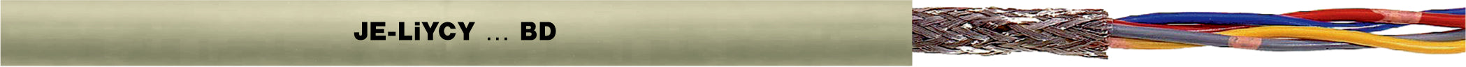 JE-LiYCY...BD 20x2x0,5 - Cablu pentru transfer de date ecranat, pentru electronica industriala