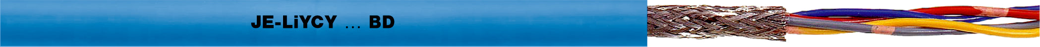 JE-LiYCY...BD EB 16X2X0,5 - Cablu pentru transfer de date ecranat, pentru electronica industriala