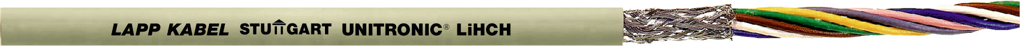 UNITRONIC LiHCH 8x0,34 - Cabluri pentru transfer de date ecranate, fara halogen, codul de culori conform DIN 47100