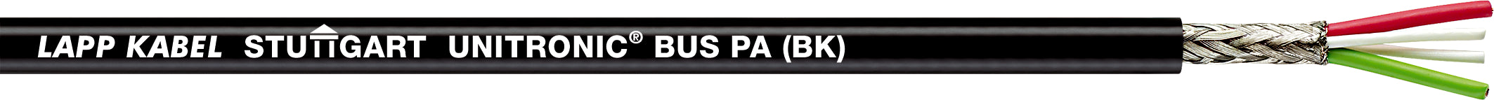 UNITRONIC BUS PA 1x2x1.3 BK - Cabluri PROFIBUS, pentru aplica?ii care ?in de automatizarea proceselor de fabricatie