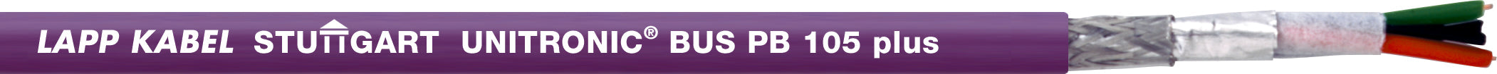 UNITRONIC BUS PB 105 plus 1X2X0,64 - Cablu PROFIBUS care poate fi utilizat în cadrul unui interval mare de temperatura, de pâna la +105 °C, utilizare pe termen scurt +120 °C