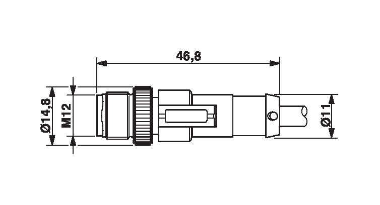 AB-C5-M12MS-3,0PUR-M12FS - Fisa M12 si priza M12