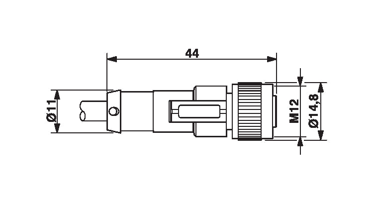 AB-C5-M12MS-10,0PUR-M12FS - Fisa M12 si priza M12