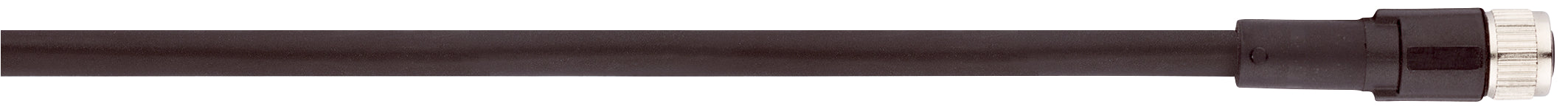 AB-C4-10,0PVC-M8FA - Conector M8 fisa sau priza si un capat liber