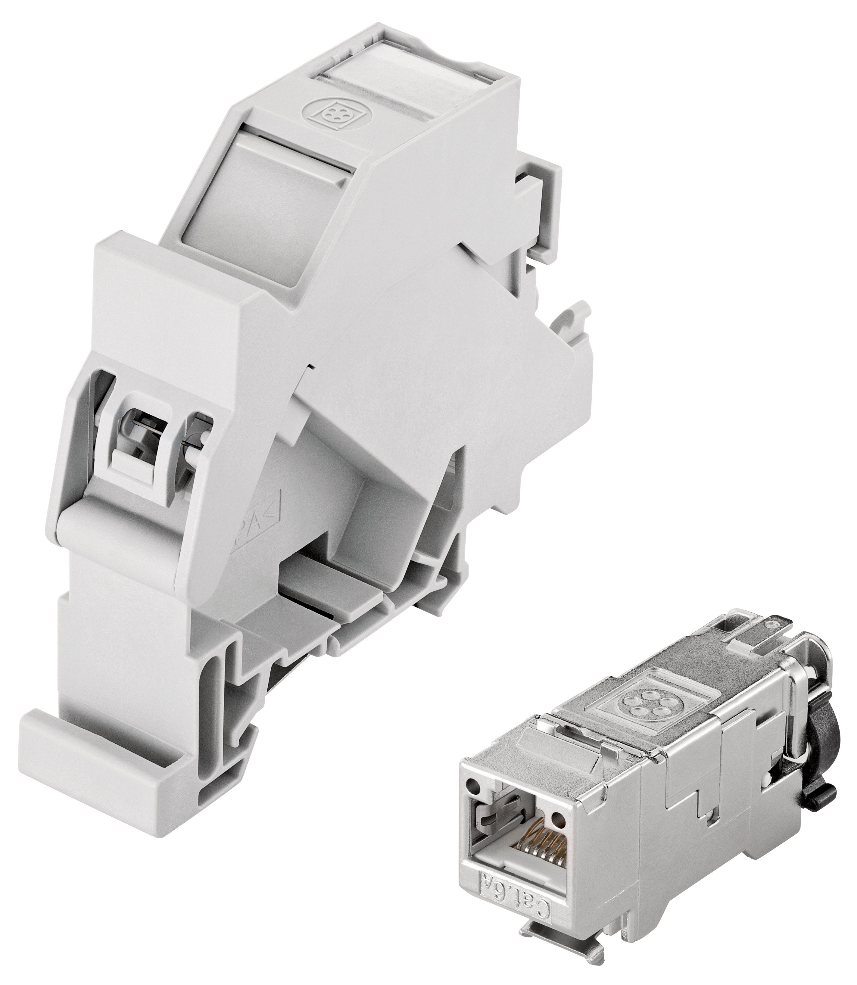 EPIC DATA HS RJ45 F 10G B<p><font color="#AAAAAA">Adaptor tip șină de acoperire cu cuplaj RJ45</font></p>