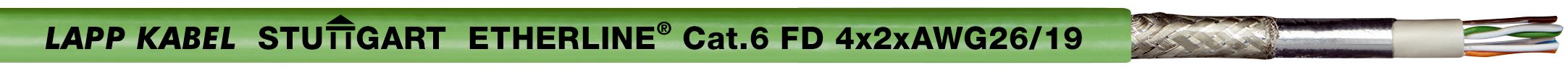 ETHERLINE FD P CAT.6 4X2XAWG26<p><font color="#AAAAAA">Cablu Ethernet Categoria 6, Clasa E pentru utilizare în aplicații cu lanț portcablu - verificată până la 250 MHz</font></p>