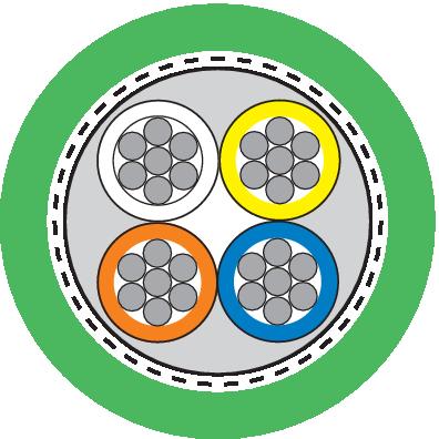 ETHERLINE FD P FC UL/CSA CAT5 2x2xAWG22