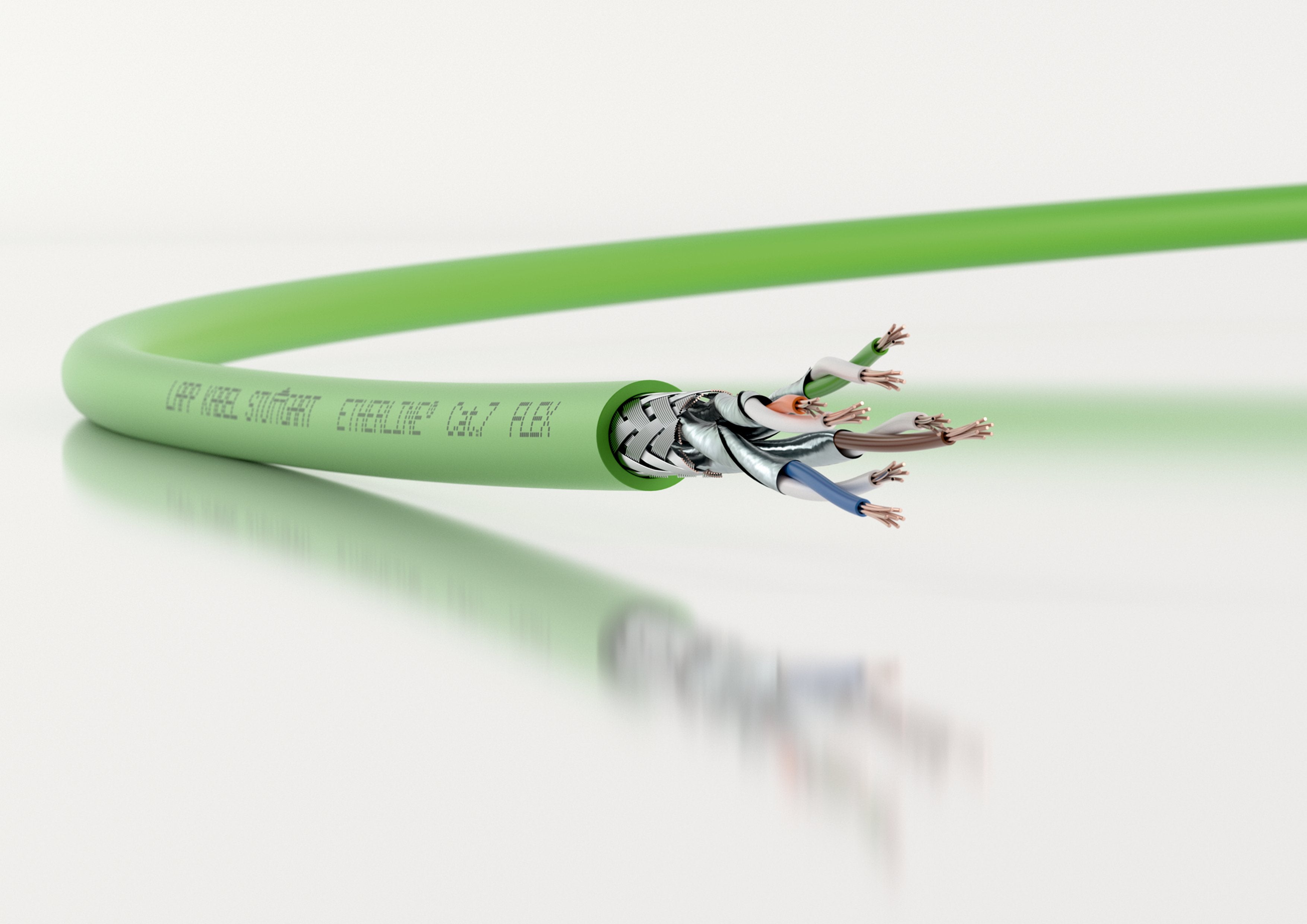 ETHERLINE Cat.7 FLEX 4x2x26/7<p><font color="#AAAAAA">Cablu Ethernet aparținând categoriei 7, clasa F pentru utilizare flexibilă</font></p>