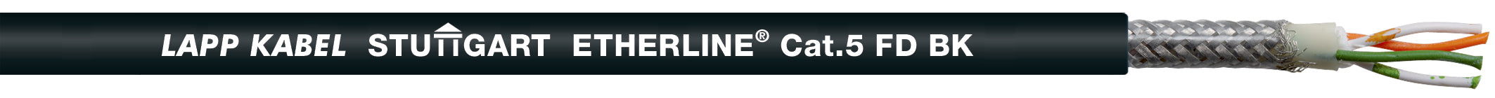 ETHERLINE FD P BK CAT.5 - Cablu Ethernet apartinând categoriei 5e, clasa D pentru instala?ii tehnice pentru managenetul luminilor si a sunetului Pentru organizarea evenimentelor publice testat pâna la o valoare de 100 MHz