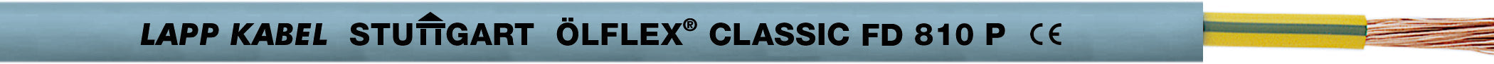 ÖLFLEX CLASSIC FD 810 P 1G10 - Cablu super flexibil cu izolatia conductorilor din PVC si manta exterioara din PUR