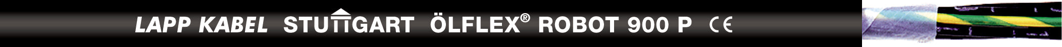 ÖLFLEX ROBOT 900 P 7G1<p><font color="#AAAAAA">Cablu PUR pentru robotică, rezistent la abraziune și la ulei, pentru mișcări dinamice de îndoire și torsiune</font></p>
