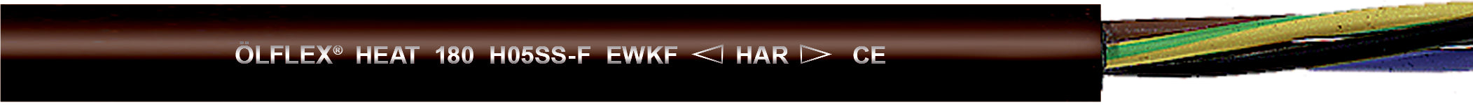 ÖLFLEX HEAT 180 H05SS-F EWKF 4G1 - Cabluri de conectare standardizate la nivel european, cu izolatii din silicon cu rezisten?a mecanica sporita
