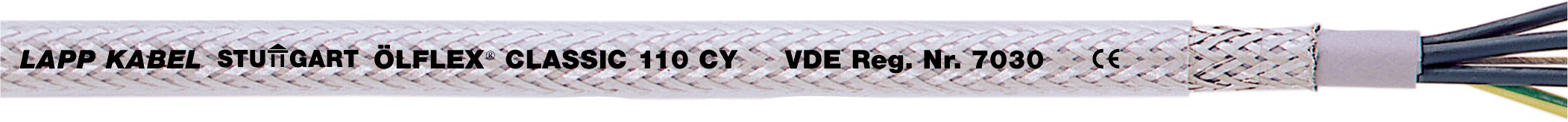 ÖLFLEX CLASSIC 110 CY 7G1,5 - Cabluri PVC de control, ecranate, cu izola?ie exterioara transparenta