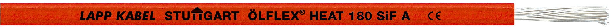 ÖLFLEX HEAT 180 SiF A 1x35 BK - Conductor siliconic, certificat UL-AWM, cu gama de temperatura extinsa