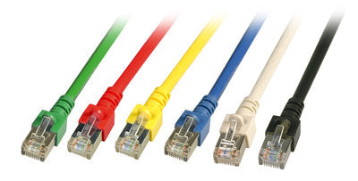 RJ45 PC Cat.5e SF/UTP Y BK 1m