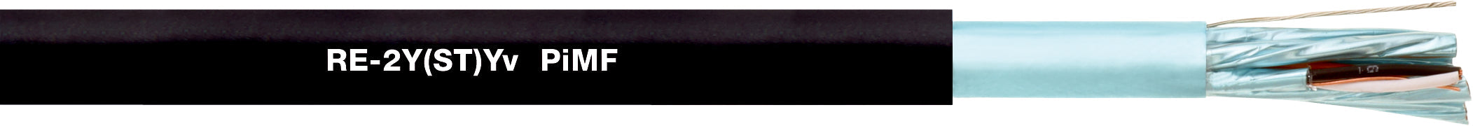 UNITRONIC RE-2Y(ST)YV PIMF 4X2X1,3 BK - Cablu de instrumentatie cu manta întarita si perechi ecranate în folie metalica