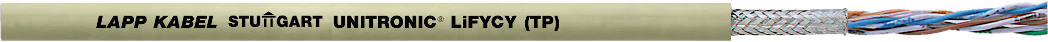 UNITRONIC LiFYCY (TP) 8x2x0,08 - Cablu în miniatura pentru transfer de date, ecranat
