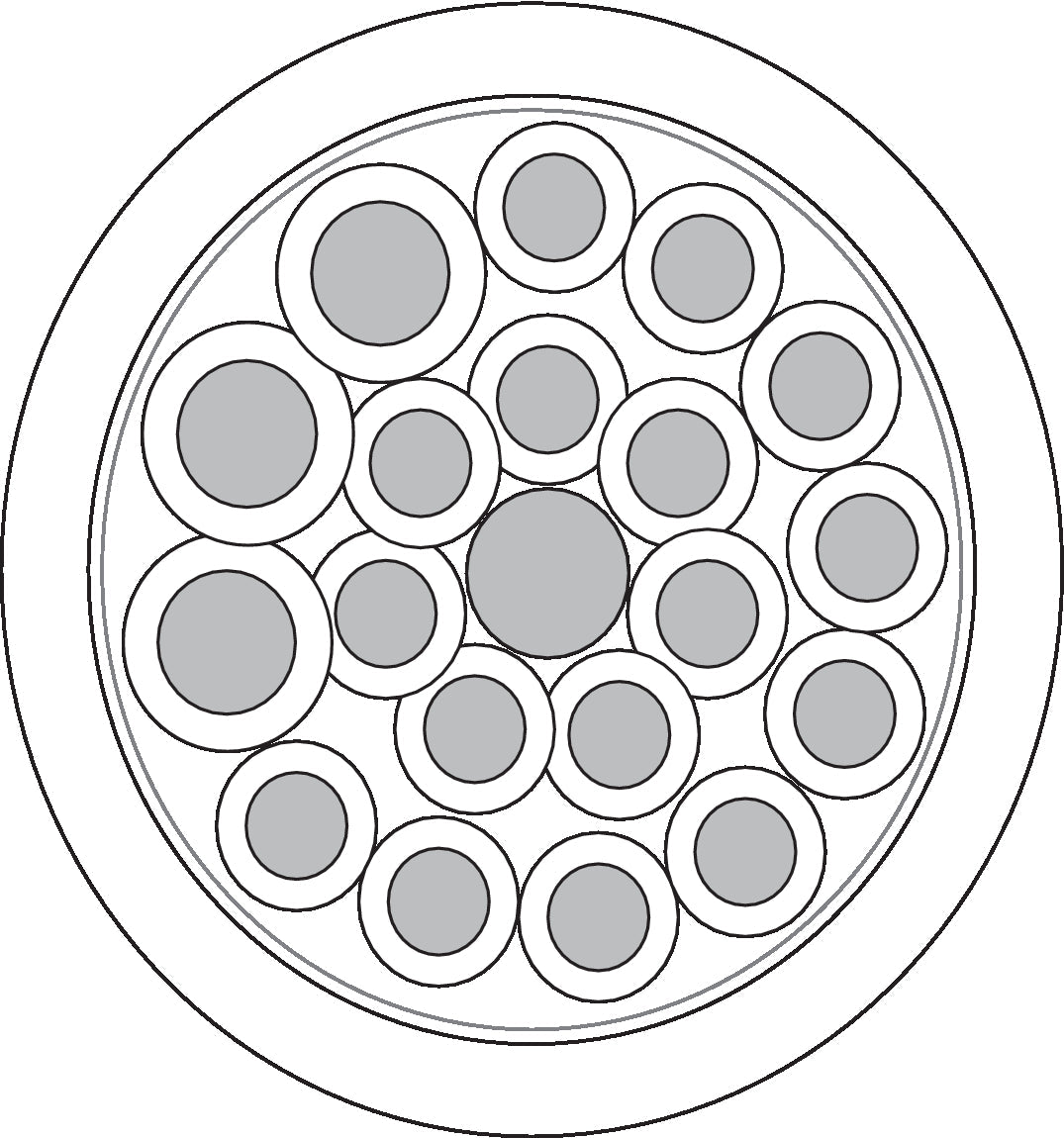 UNITRONIC SENSOR Li9Y11Y 3x1,0+16x0,5UL
