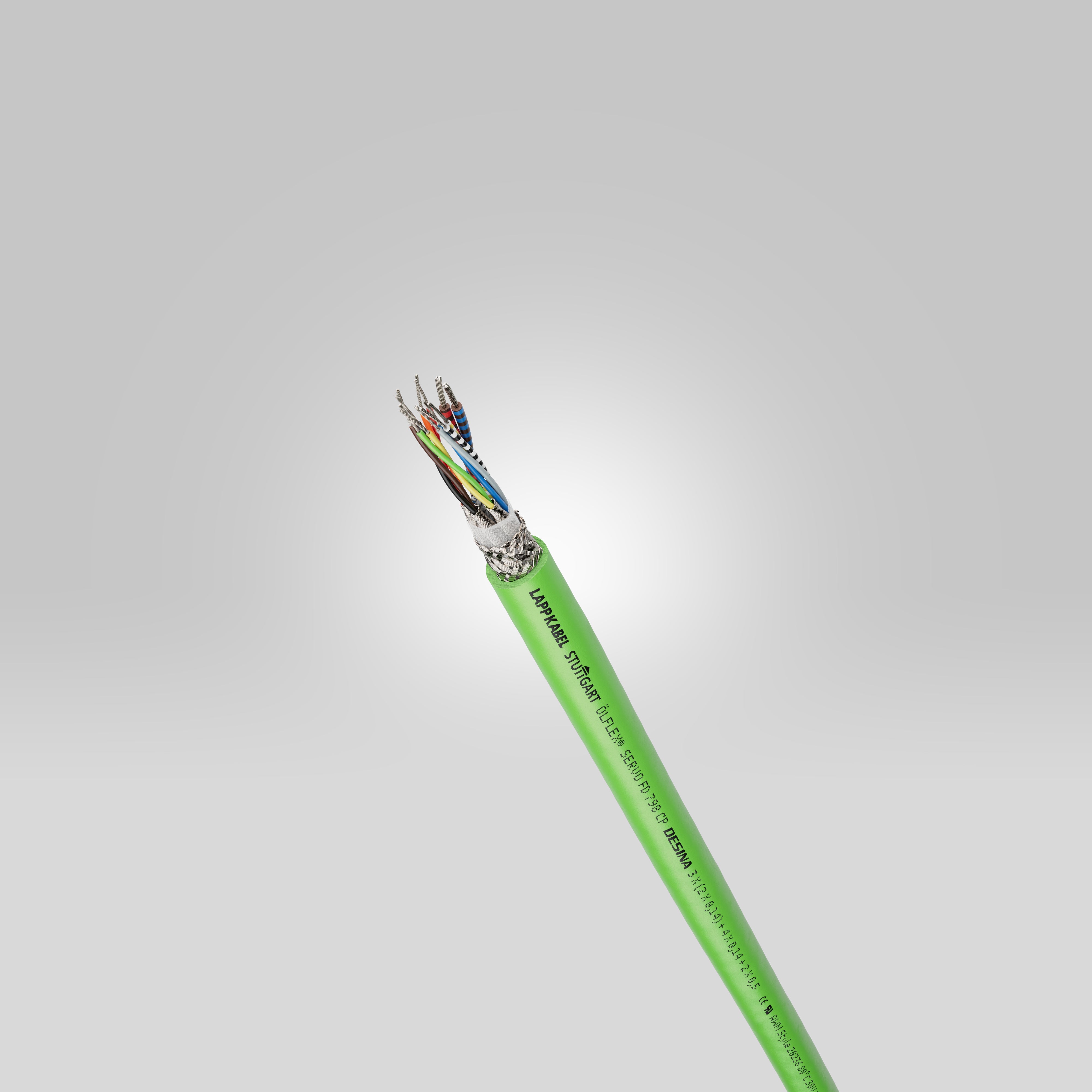 ÖLFLEX SERVO FD 798CP (6x2x0,25) - Servocablu ecranat cu izola?ie exterioara din PUR pentru encodere, aplicatii tip lant portcablu cu parametrii dinamici foarte mari, certificat pentru America de Nord