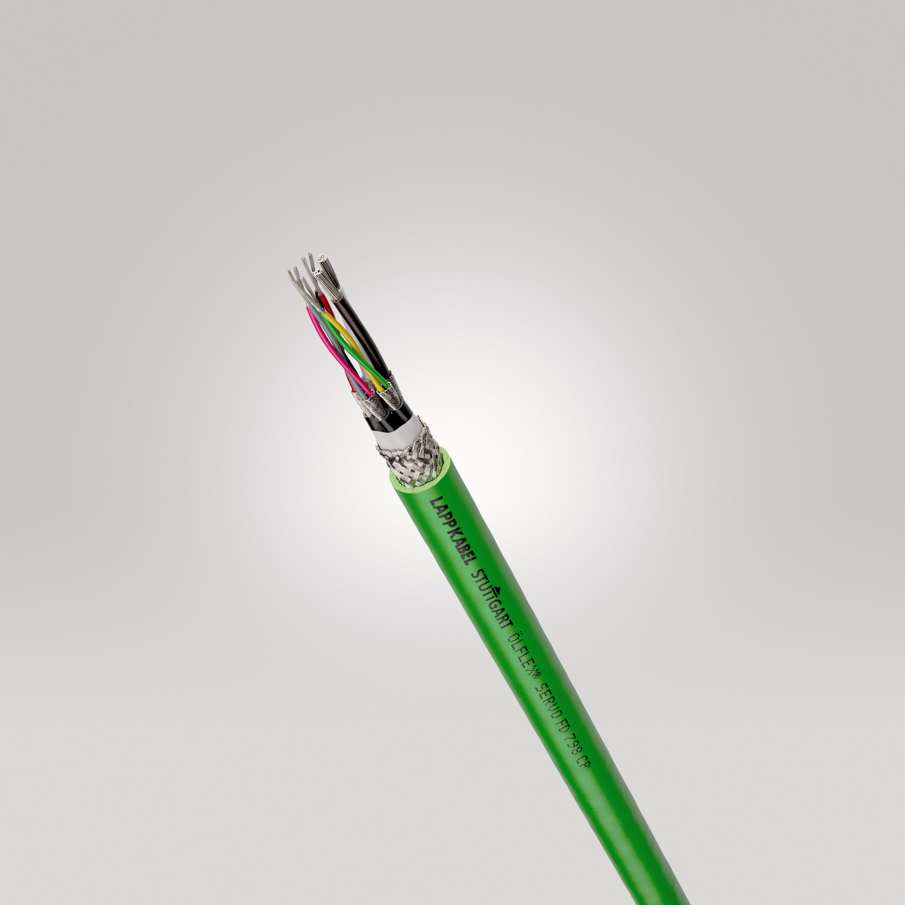 ÖLFLEX SERVO FD 798 CP (5x2x0,25) - Servocablu ecranat cu izola?ie exterioara din PUR pentru encodere, aplicatii tip lant portcablu cu parametrii dinamici foarte mari, certificat pentru America de Nord