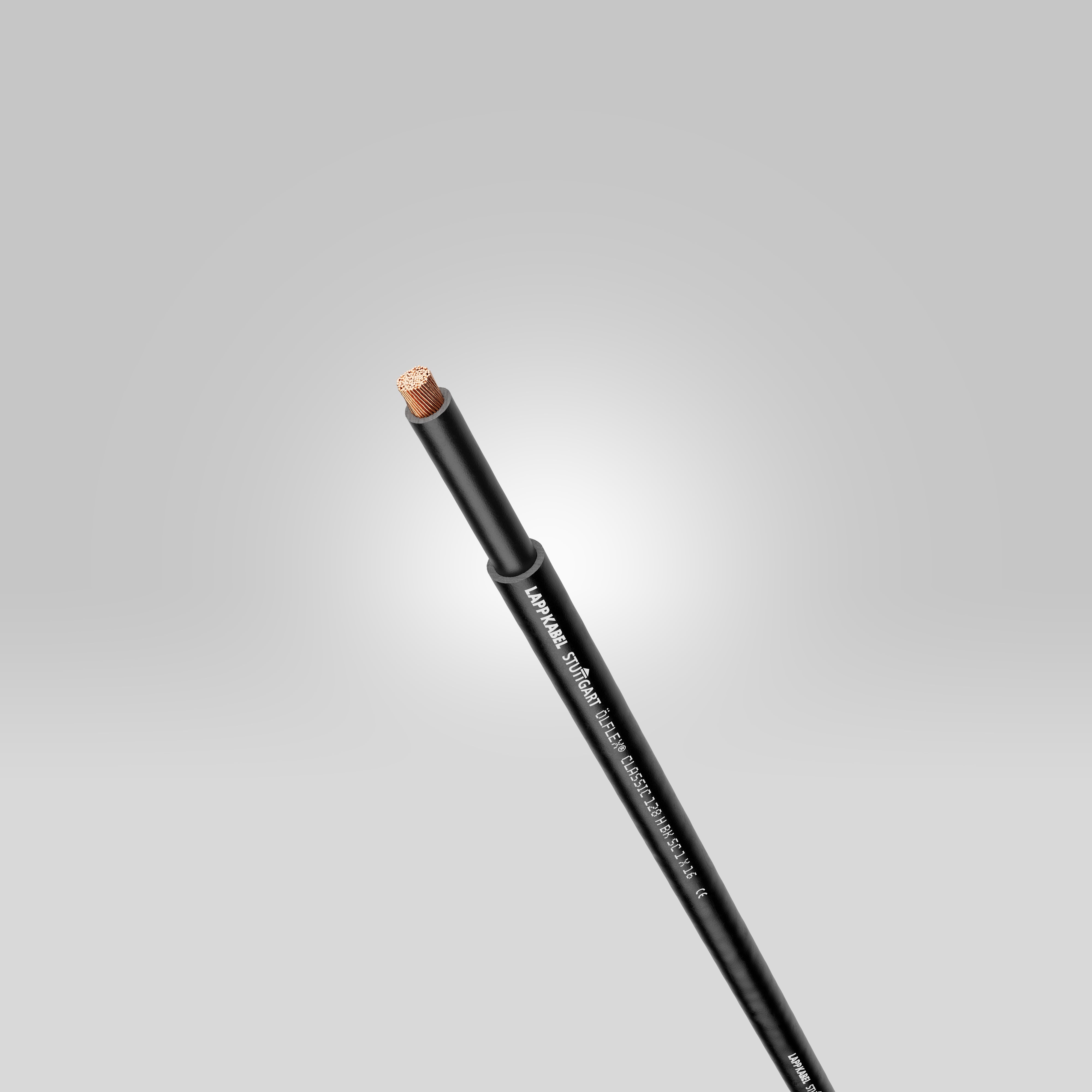 ÖLFLEX CLASSIC 128 H BK SC 1X70 GN/YE - Cablu monofilar rentabil, fara halogen, cu comportament îmbunata?it în caz de incendiu, 0,6/1 kV