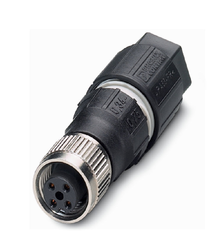 AB-C4-M12FS-F0,75 - Conector M12 pentru montare pe santier santier