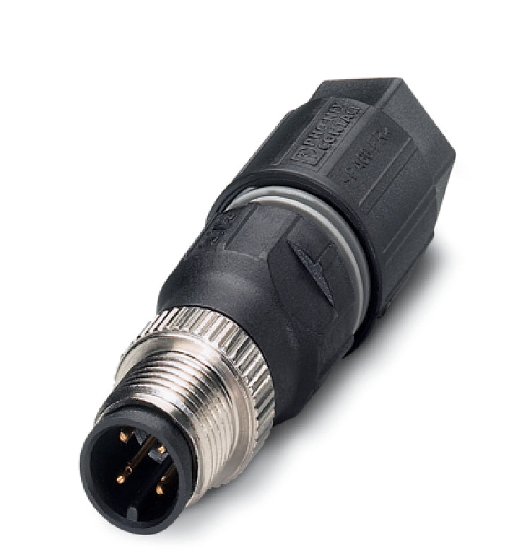 AB-C4-M12MS-F0,75 - Conector M12 pentru montare pe santier santier
