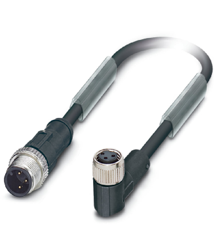 AB-C3-M12MS-0,6PUR-M8FA - Conector fisa M12 cu conector priza M12