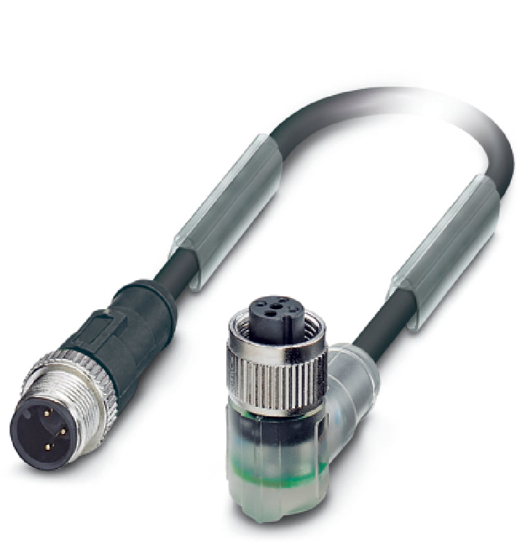 AB-C3-M12MS-0,6PUR-M12FA-2L - Fisa M12 si priza M12