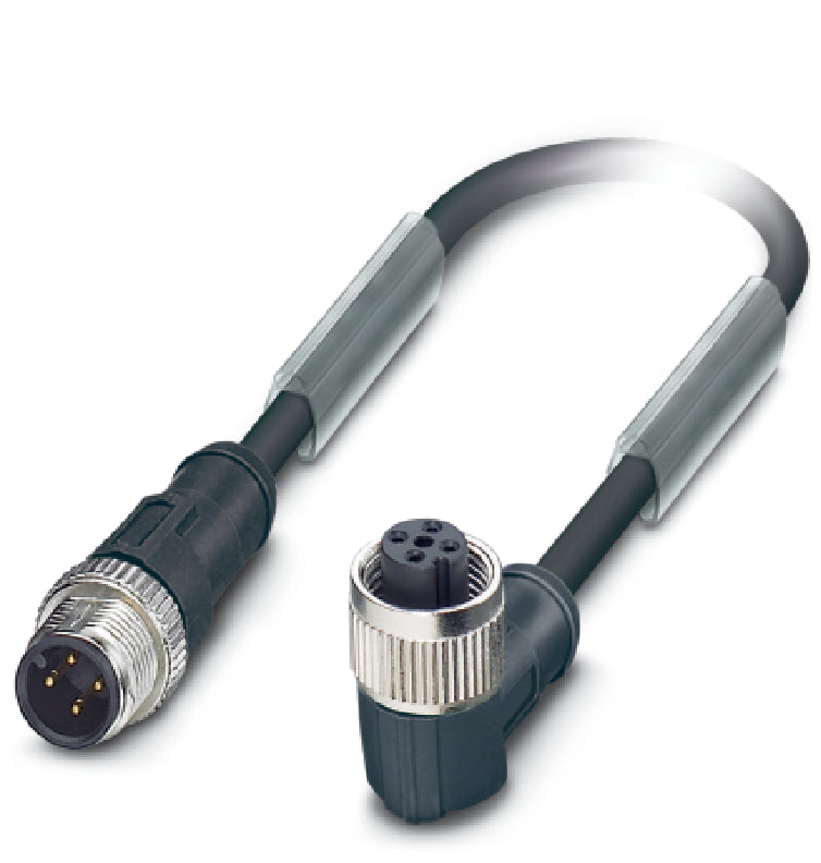 AB-C4-M12MS-0,6PUR-M12FA - Fisa M12 si priza M12